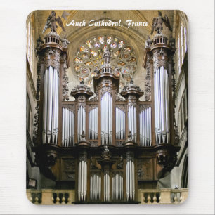 Cathédrale Sainte-Marie, Auch, organ mousepad Muismat
