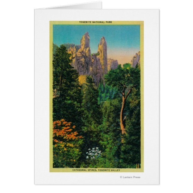 Cathédrale Spires et la Vallée de Yosemite (Devant)