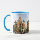 "CATHÉDRALE ST.BASIL" MUG DE CAFÉ RUSSE DE MOSCOU (Gauche)
