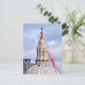 Cathédrale St Paul Londres, UK Carte postale (Debout devant)