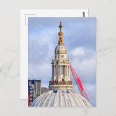 Cathédrale St Paul Londres, UK Carte postale (Devant / Derrière)