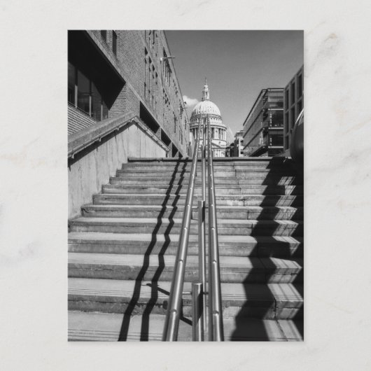 Cathédrale St Paul Londres, UK Carte postale (Devant)