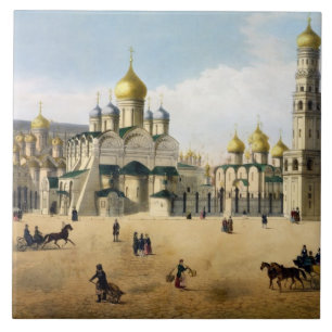 Cathedralen van de aankondiging en de Archangel; Tegeltje
