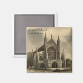 Cathédrales d'Angleterre : Winchester 1836 Magnet (Recto/Verso)