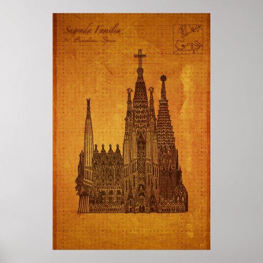 Cathedrals: Sagrada Fam � lia, Barcelona Poster (Voorkant)
