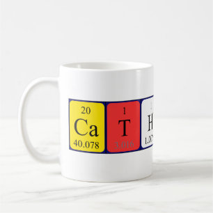 Catherin nom de table périodique mug
