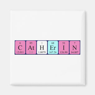 Catherin periodiek table name magnet magneet