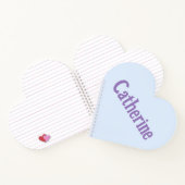 Catherine Aqua Mint Heart Notitieboek (Binnen)