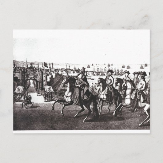Catherine II de Grote Briefkaart (Voorkant)