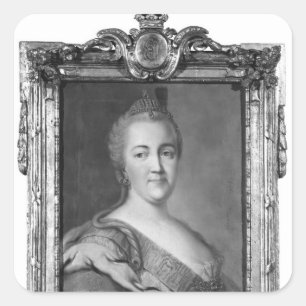 Catherine II Vierkante Sticker