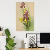 Catherine Klein  Litho Reproduction Canvas Poster (Thuiskantoor)