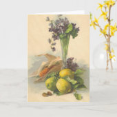 Catherine Klein Reproduction Vintage de la carte d (Fleur jaune)