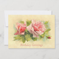 Catherine Klein Rose Spray Anniversaire Carte post