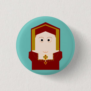 Catherine of Aragon Ronde Button 3,2 Cm