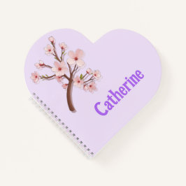 Catherine Sakura Blossom Branch Heart Notitieboek