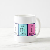 Catherine tasse de nom de table périodique (Devant droit)