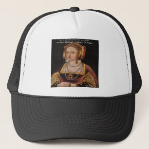 Catherine Van Aragon Liefdescitaat Cadeaus & Kaart Trucker Pet