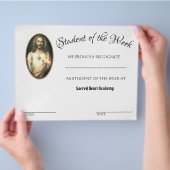 Catholic Achievement Award Schoolcertificaat Flyer (Hand)