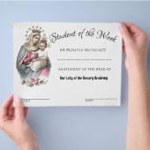 Catholic Achievement Schoolcertificaat Award Flyer (Hand)