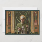 Catholic Art Briefkaart | De heilige Ulrich van Au (Voorkant)