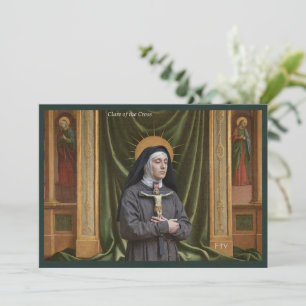 Catholic Art Briefkaart Heilige Clare van Montef