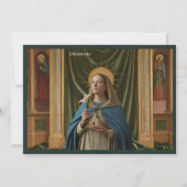 Catholic Art Briefkaart | Saint Etheldreda (Voorkant)