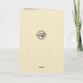 Catholic Christmas Eucharistic Adoration Angels Feestdagen Kaart (Achterkant)