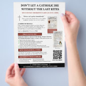 Catholic Emergency Kaart Awareness Flyer (Hand)