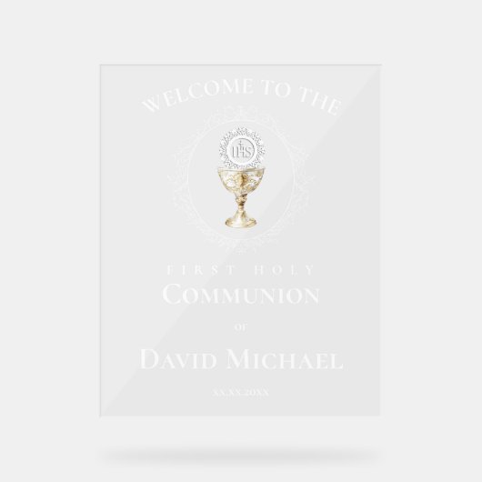 catholic first communion Eucharist (Recto)