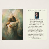 Catholic Funeral Memorial Jesus Prayer Card (Devant & derrière)