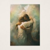 Catholic Funeral Memorial Jesus Prayer Card (Devant)