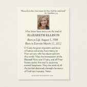 Catholic Funeral Memorial Mary Rosary (Dos)