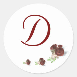 Catholic Grace Wedding Ronde Sticker