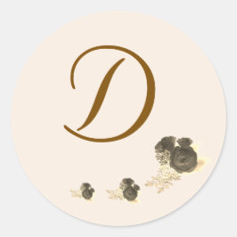 Catholic Grace Wedding Ronde Sticker