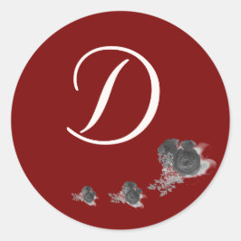 Catholic Grace Wedding Ronde Sticker