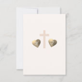 Catholic Grace Wedding RSVP Kaartje (Achterkant)