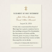 Catholic Guadalupe Roses Wedding Prayer  (Dos)