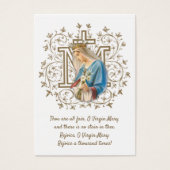 Catholic Holy Card Virgin Mary Religious Prayer (Devant)