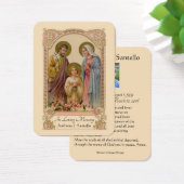 Catholic Holy Family Funeral  Prayer Holy Card (Bureau)