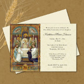 Catholic Jesus First Communion Invitations
