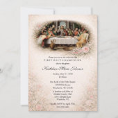 Catholic Jesus First Communion Invitations Kaart (Voorkant)