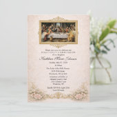 Catholic Jesus Girl First Communion Invitations (Debout devant)