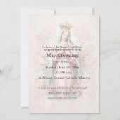 Catholic May Crowning Invitation Blessed Mary (Dos)
