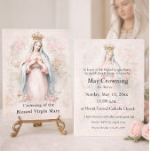 Catholic May Crowning Invitation Blessed Mary