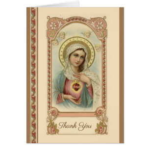 Catholic Mother Mary Condoléances Merci