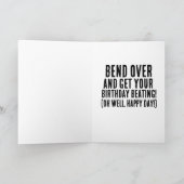 CATHOLIC NUN BIRTHDAY RULER BEING FUNNY CARD KAART (Binnen)