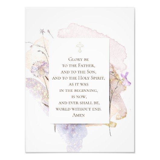 catholic prayer foto afdruk (Voorkant)