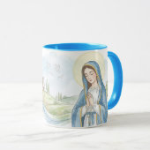 Catholic Prayer Mug, Marian Mug (Devant droit)