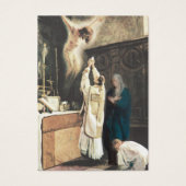 Catholic Priest  Funeral Memorial Holy Card - (Devant)