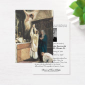 Catholic Priest  Funeral Memorial Holy Card - (Bureau)